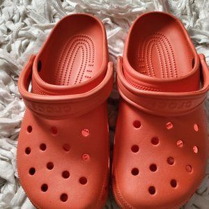 Orange Crocs